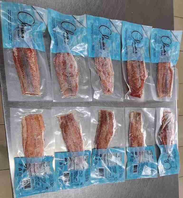 Clarias premium fillets (raw, frozen) 